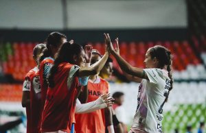 SE METEN “LAS FIERAS” A ZONA DE LIGUILLA; GOLEAN CINCO A CERO A SANTOS