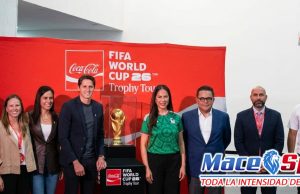 TROFEO ORIGINAL DE LA COPA DEL MUNDO LLEGÓ A LEÓN
