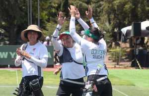 TERCIA FEMENIL DE TIRO CON ARCO SUBE AL PODIO EN PUEBLA