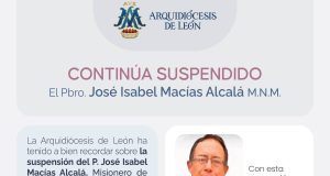 ARQUIDIÓCESIS DE LEÓN ALERTA POR ACTIVIDADES DEL “PADRE CHABELO”; SIGUE SUSPENDIDO POR NEGAR AL PAPA Y ANUNCIAR EL FIN DEL MUNDO